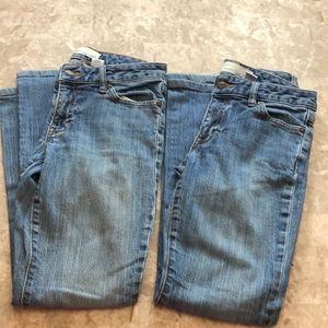 Bundle Gap Jeans Curvy Low Rise Size 2